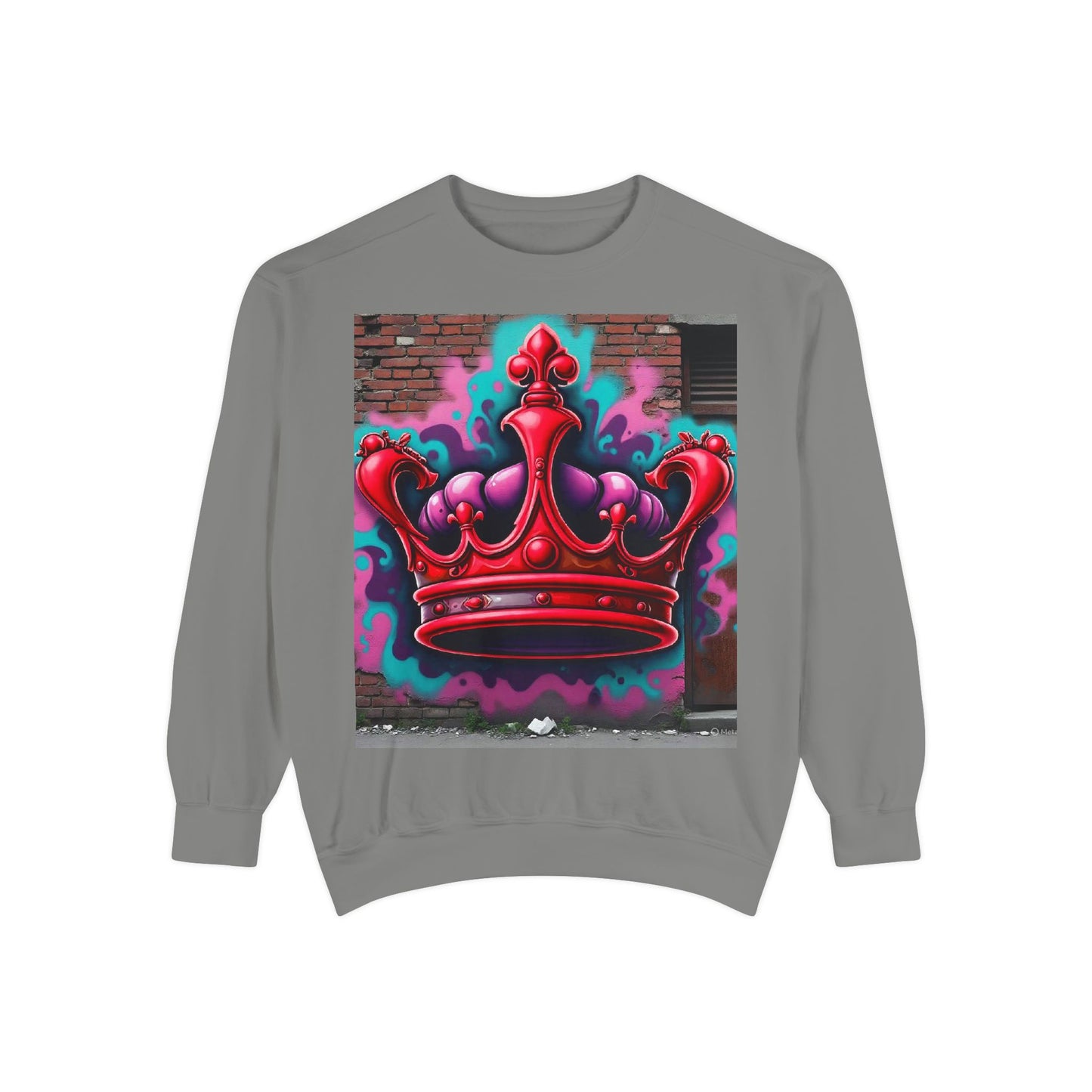 Red Crwn Garment dyed Sweatshirt