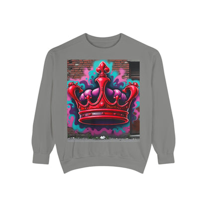 Red Crwn Garment dyed Sweatshirt