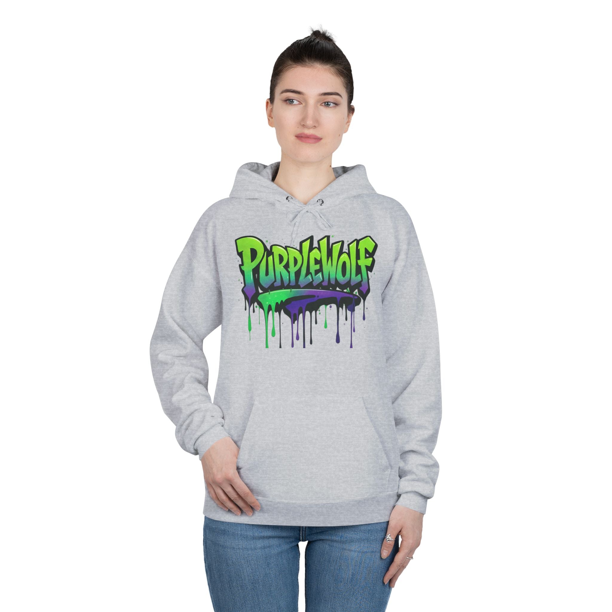PurpleWolf Hoodie Sweatshirt