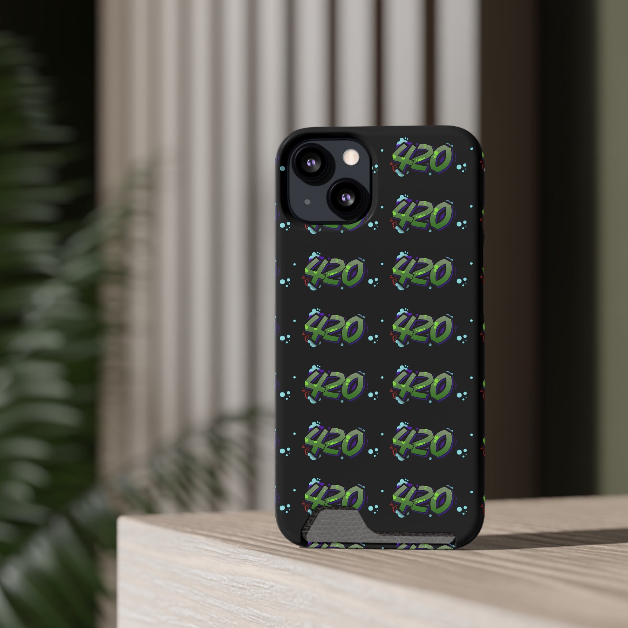 420 Phone Case with cardholder