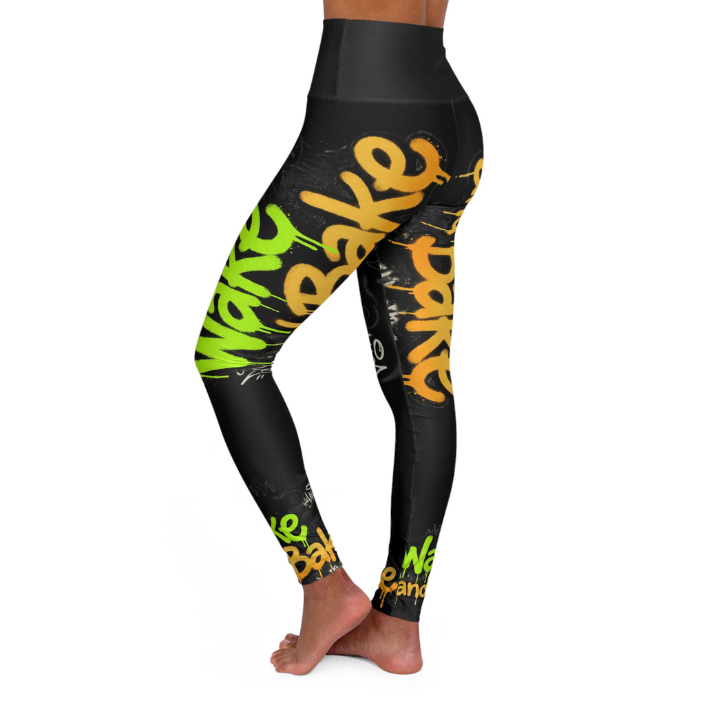 Wake n Bake High Waisted Yoga Leggings