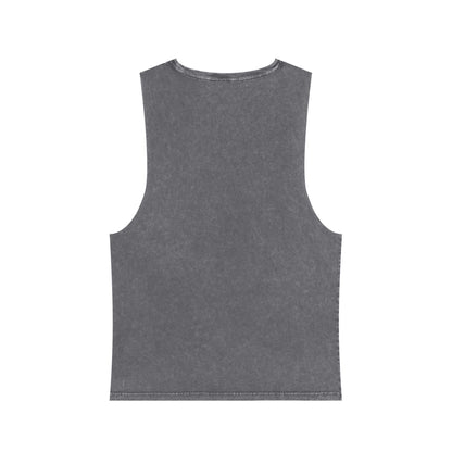 Stonewash Tank Top - Team No Sleep Graphic Tee, Unisex Summer Wear, Casual Fitness Shirt, Cool Gift for Night Owls, Party Apparel