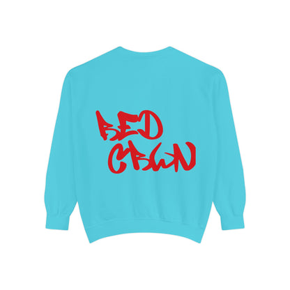 Red Crwn Garment dyed Sweatshirt