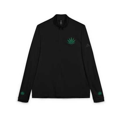 Stylish Quarter-Zip Pullover with Embroidered Leaf Design, Perfect for Sports, Casual Wear, Gift for Holidays, Active Lifestyle, and [...]