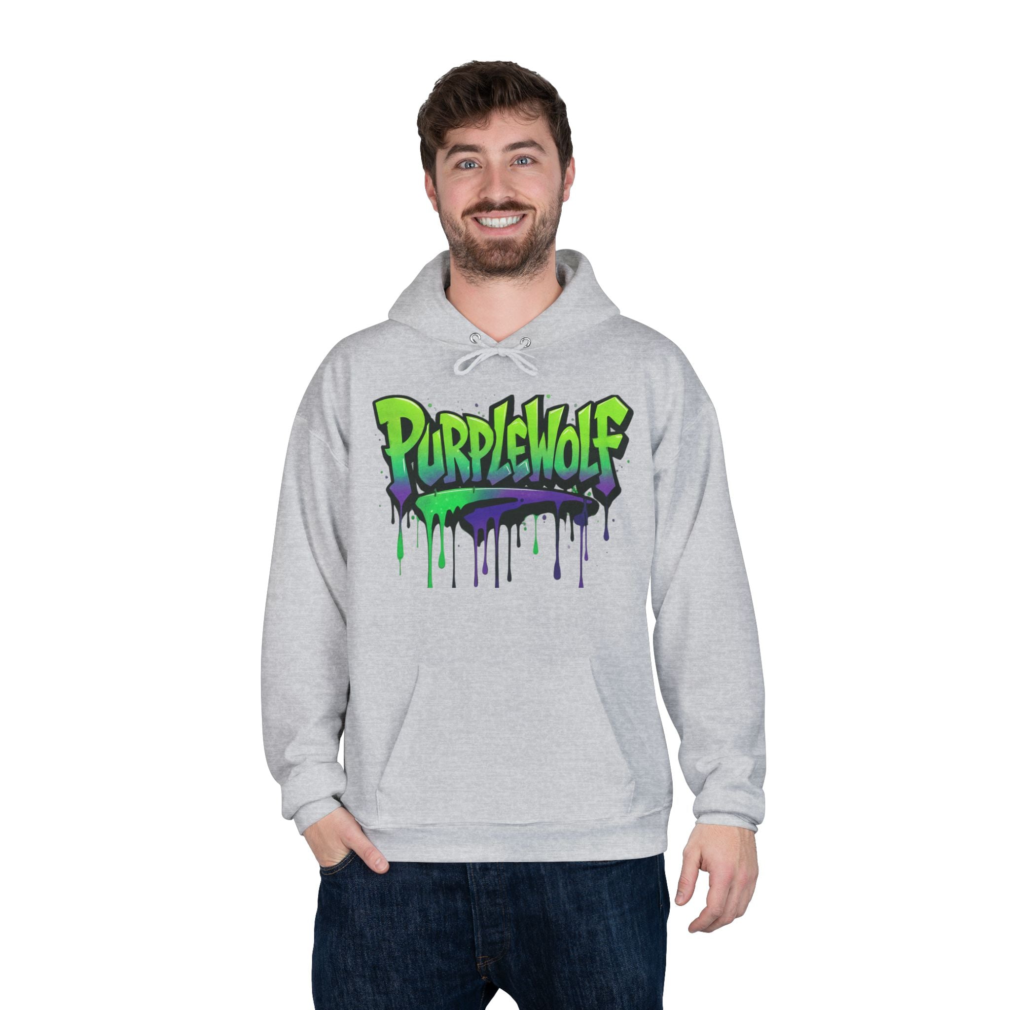PurpleWolf Hoodie Sweatshirt