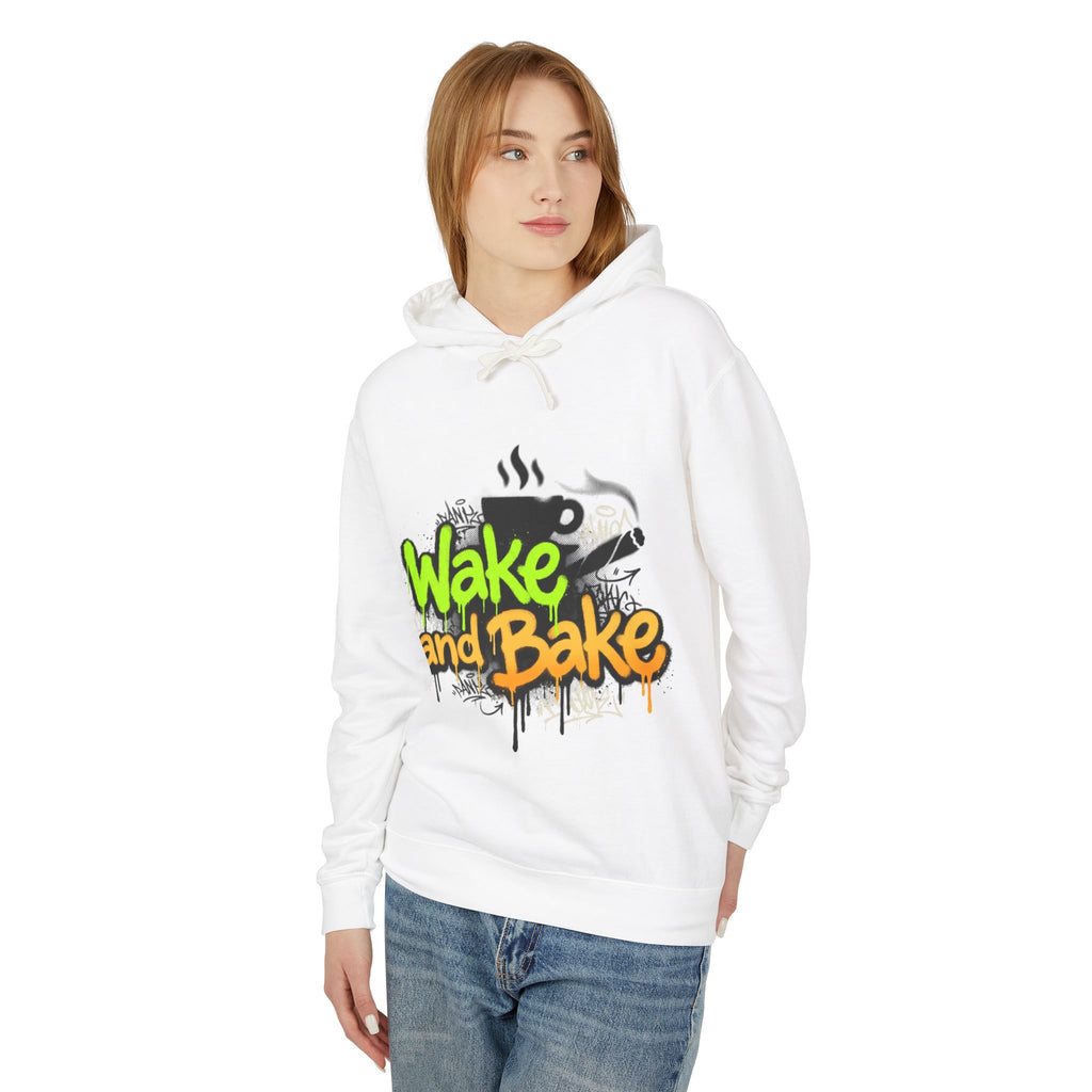 Wake n Bake Hoodie — Lightweight Hooded Sweatshirt for Cannabis Lovers