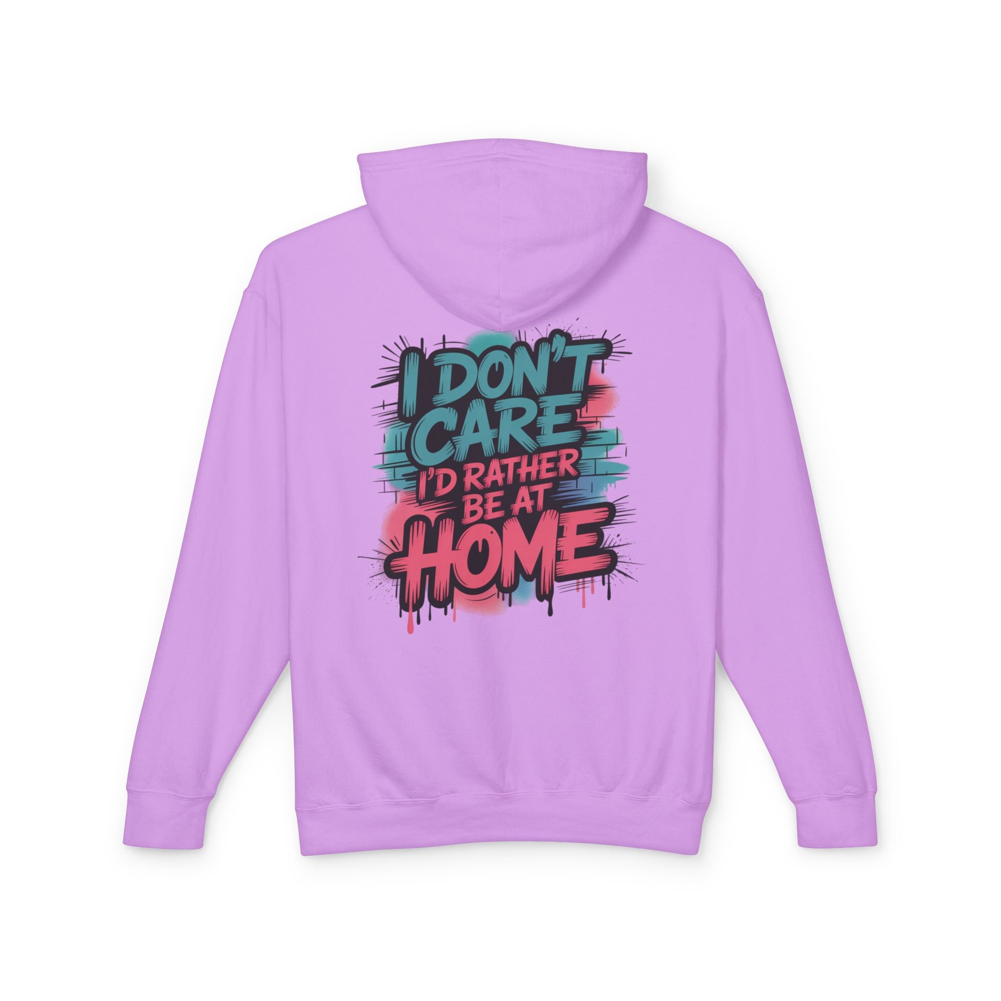 Idc Lightweight Hooded Sweatshirt — Casual 'Idc' Graphic Hoodie