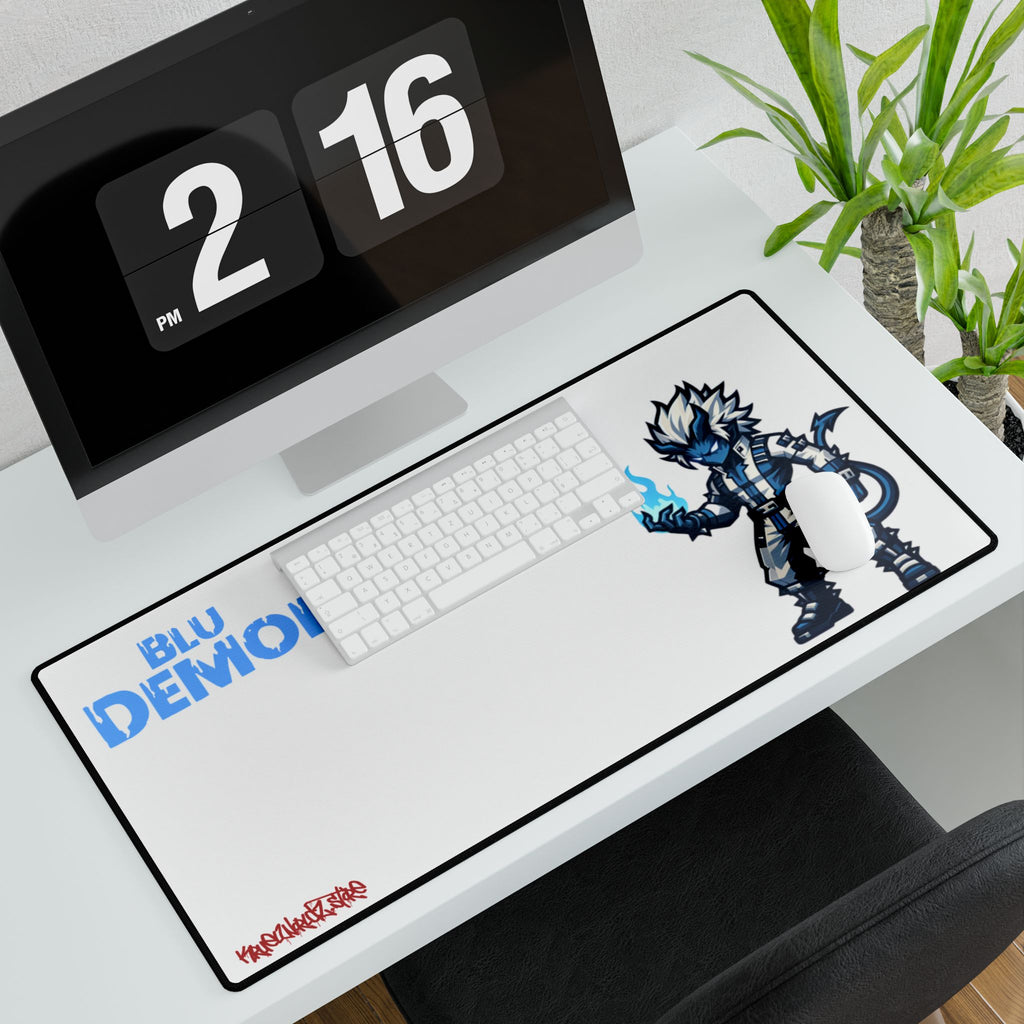 Blu Demon Desk Mat