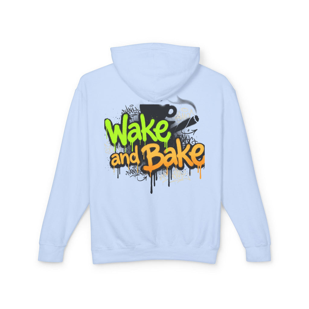 Wake n Bake Hoodie — Lightweight Hooded Sweatshirt for Cannabis Lovers