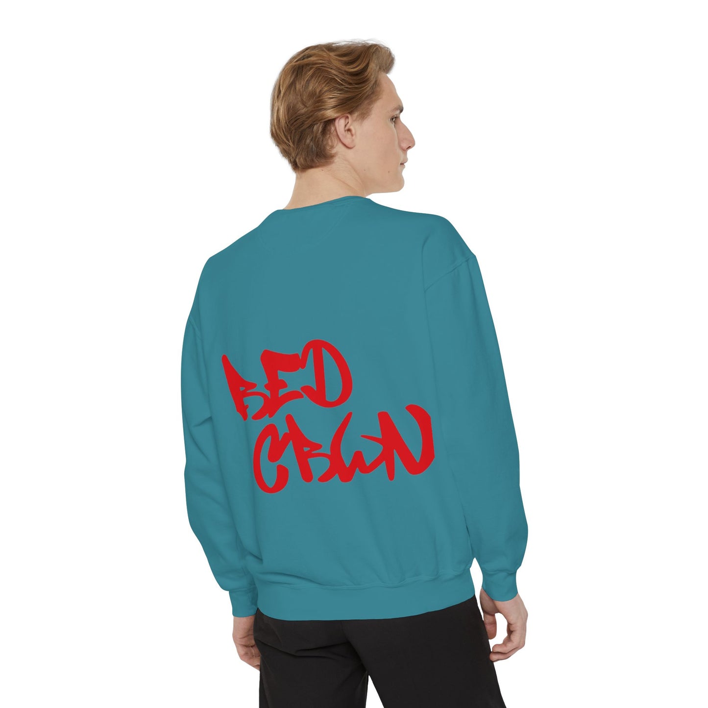Red Crwn Garment dyed Sweatshirt