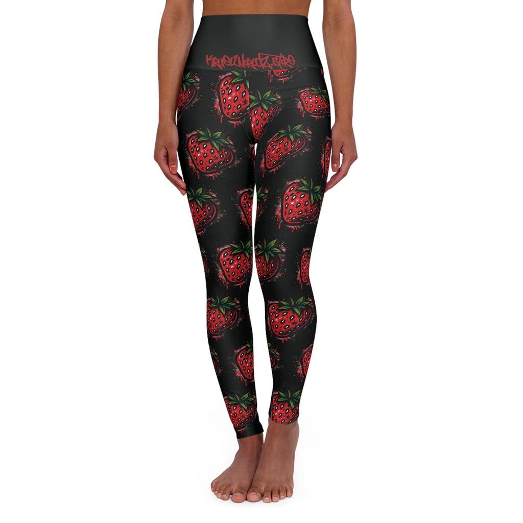 Strawberry High Waisted Leggings