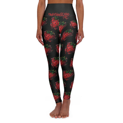 Strawberry High Waisted Leggings