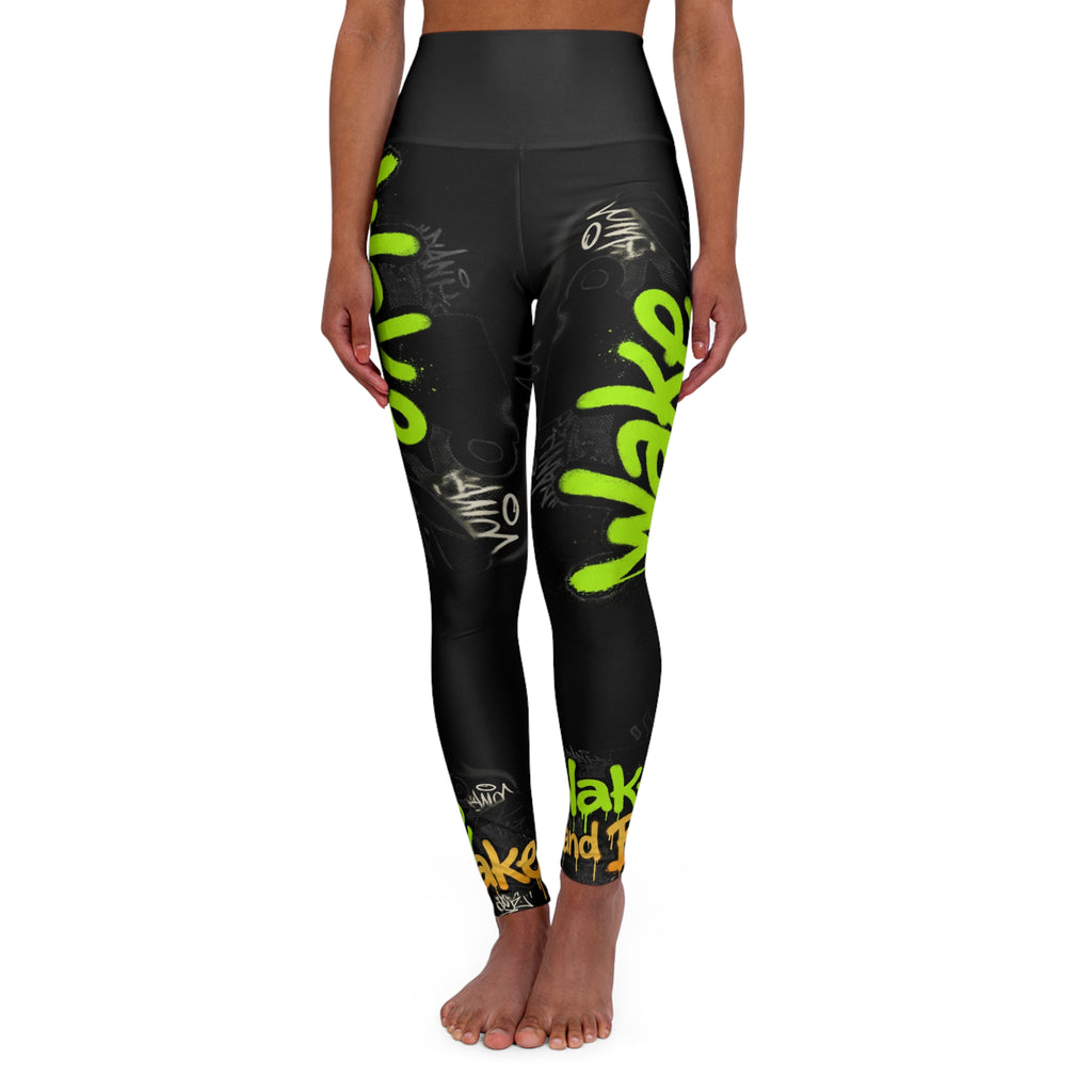 Wake n Bake High Waisted Yoga Leggings