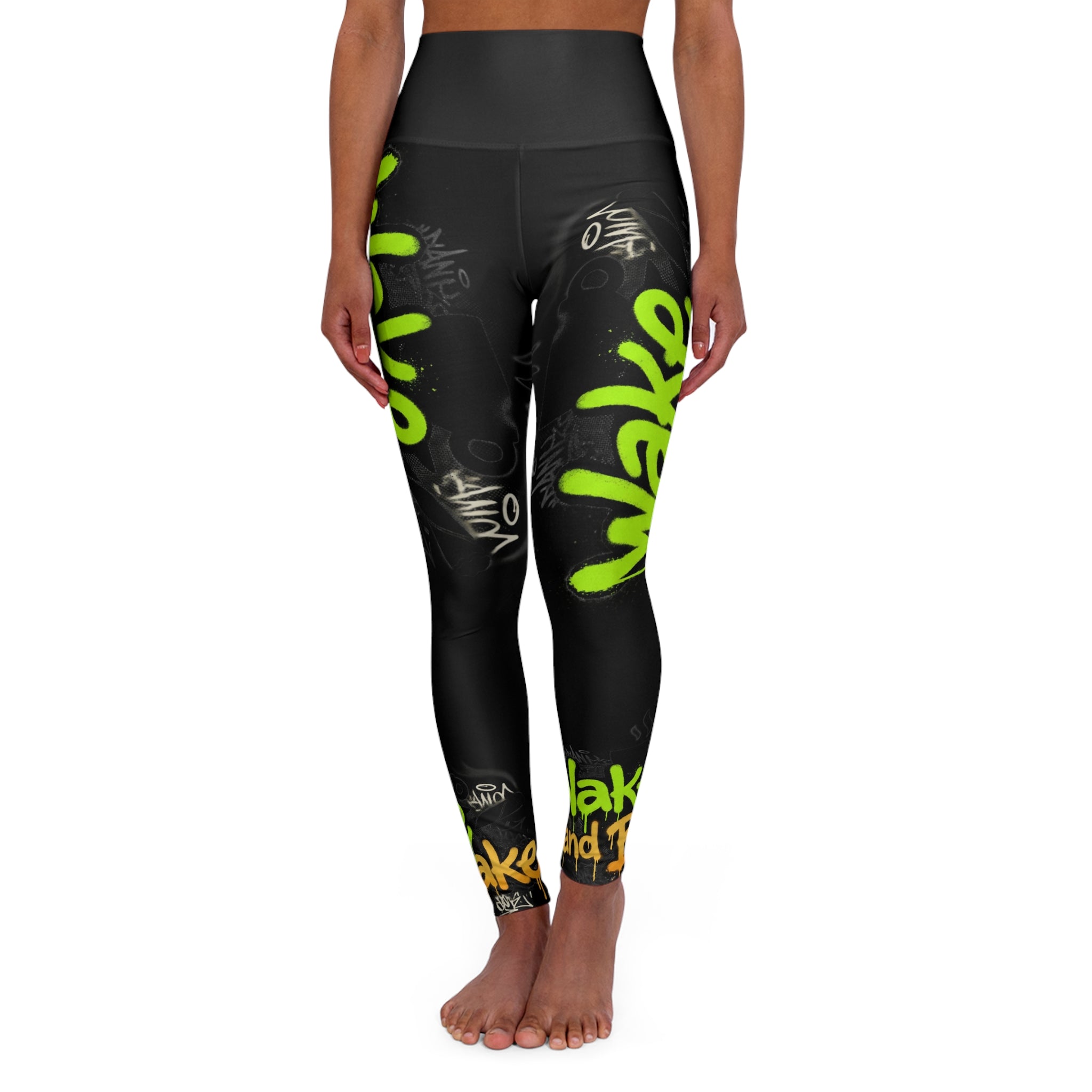 Wake n Bake High Waisted Yoga Leggings