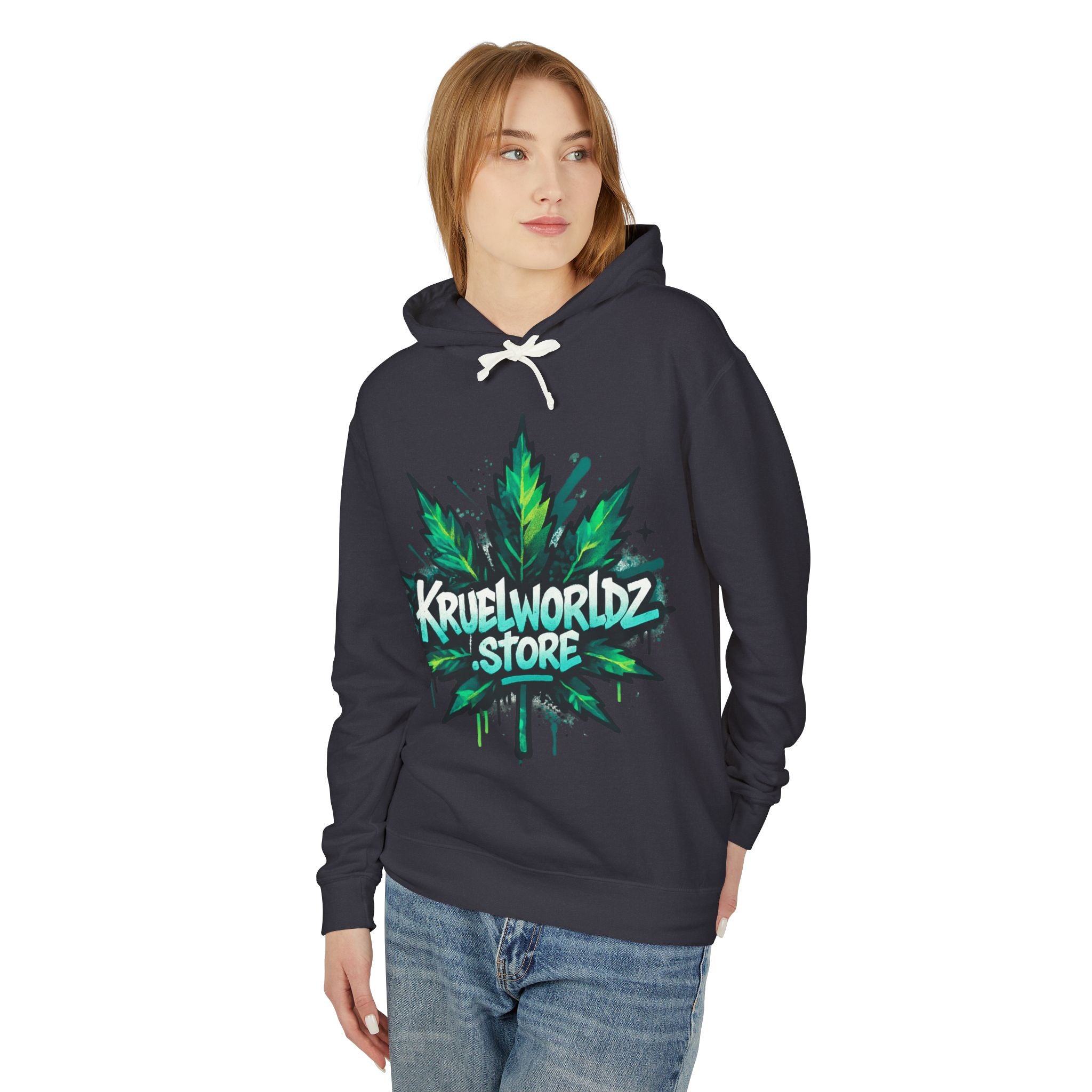 Kruelworldz.store Hooded Sweatshirt — Lightweight Logo Pullover
