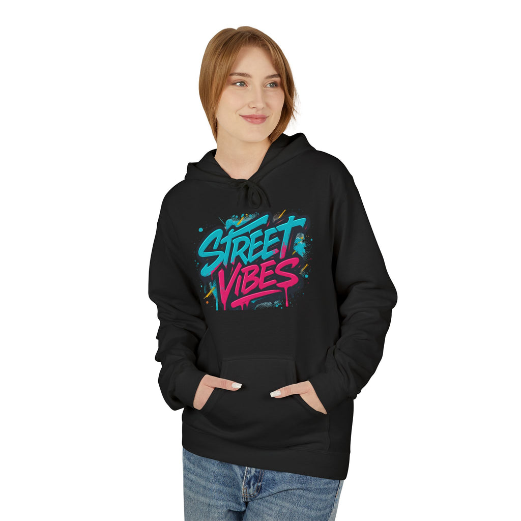StreetVibes Hoodie — Urban Graphic Fleece Pullover