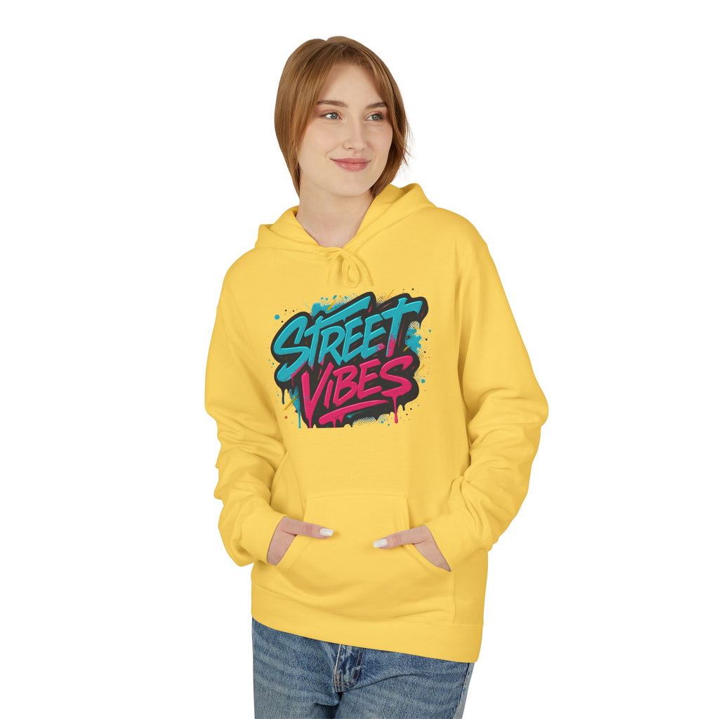 StreetVibes Hoodie — Urban Graphic Fleece Pullover