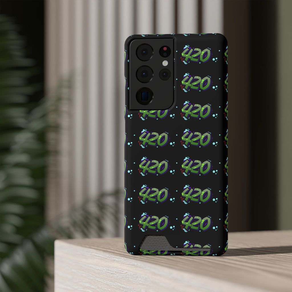 420 Phone Case with cardholder