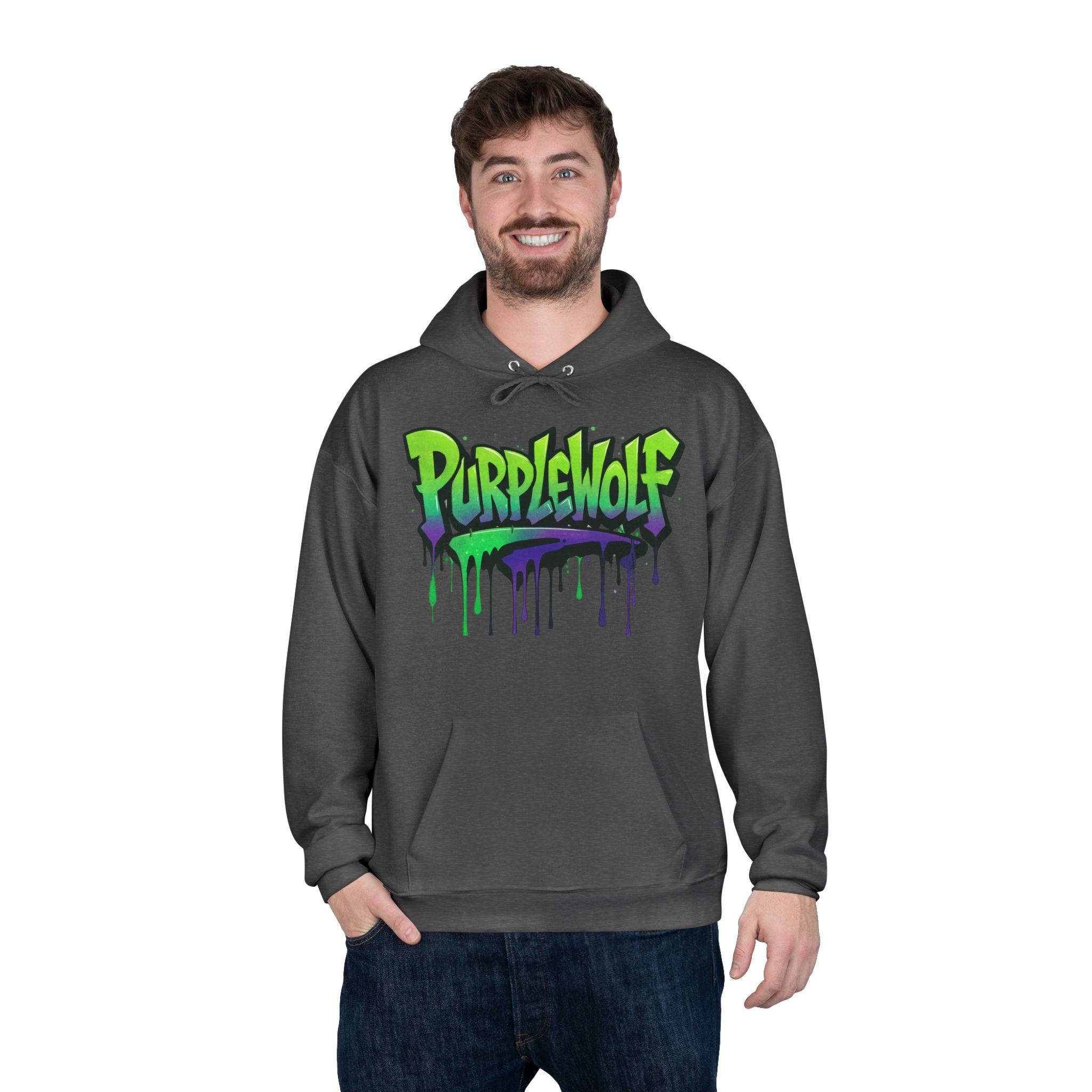 PurpleWolf Hoodie Sweatshirt
