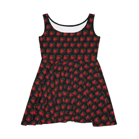 Strawberry Skater Dress