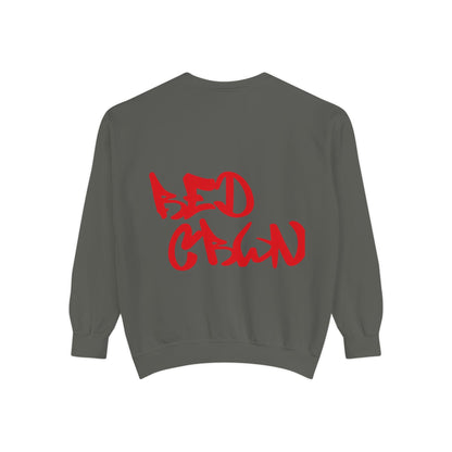 Red Crwn Garment dyed Sweatshirt