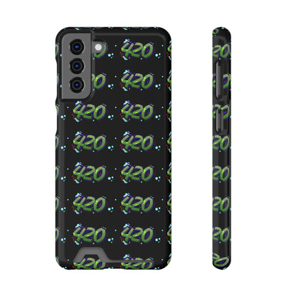 420 Phone Case with cardholder