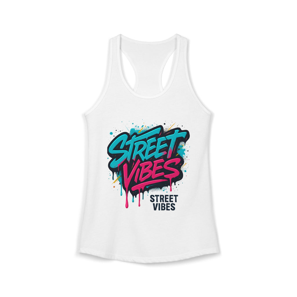StreetVibes Women's Racerback Tank — Urban Graphic Muscle Tee