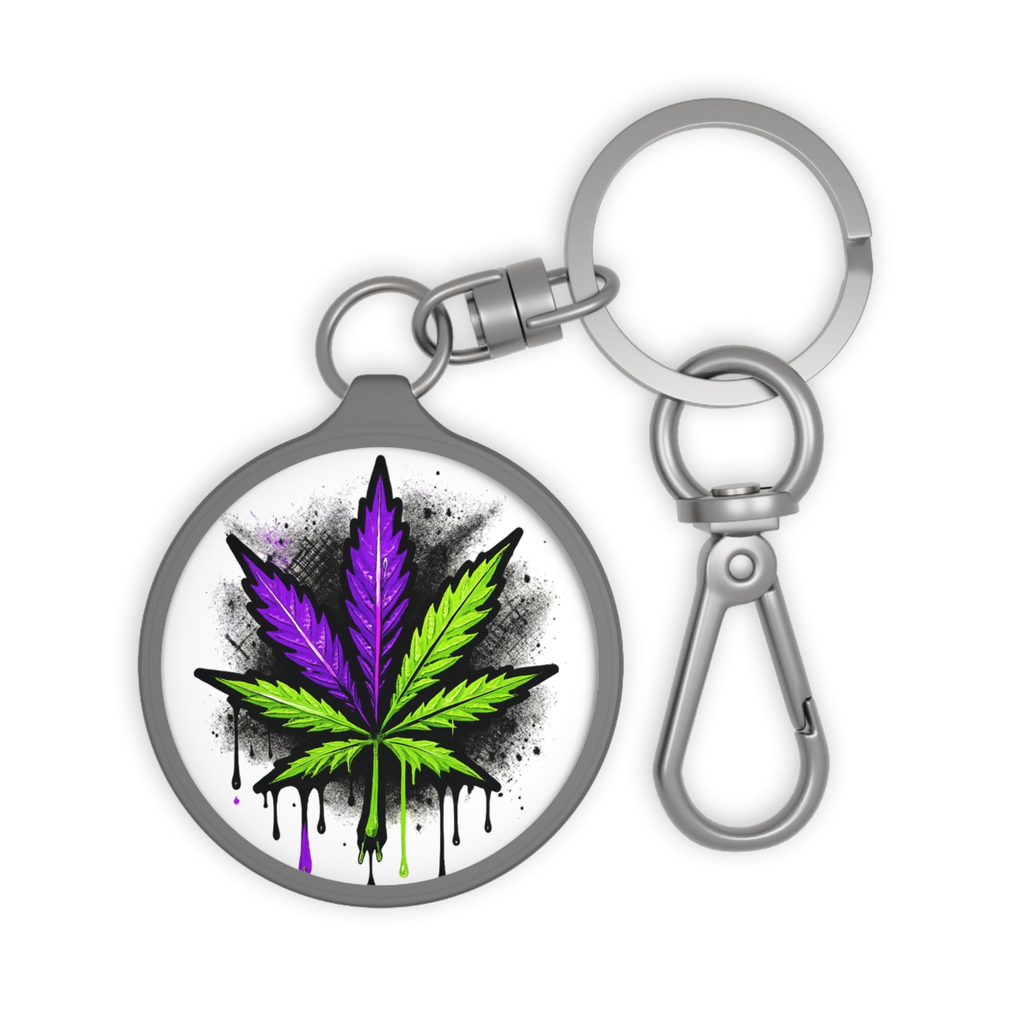 StonerMade Keyring Tag — Retro Cannabis-Inspired Keychain