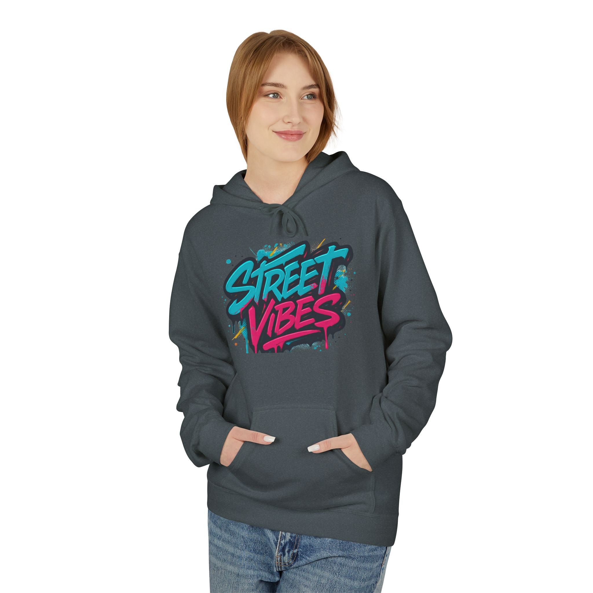 StreetVibes Hoodie — Urban Graphic Fleece Pullover