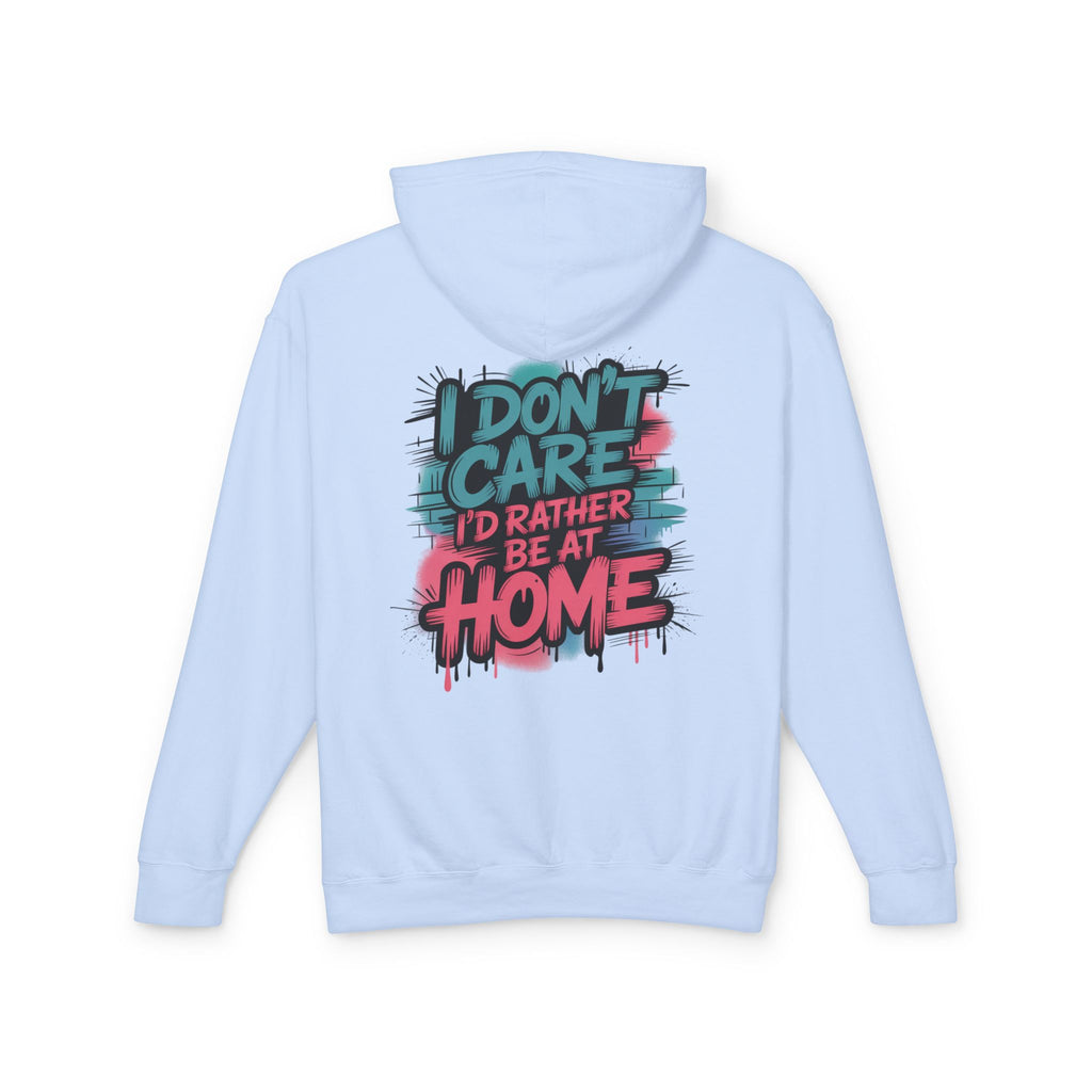 Idc Lightweight Hooded Sweatshirt — Casual 'Idc' Graphic Hoodie