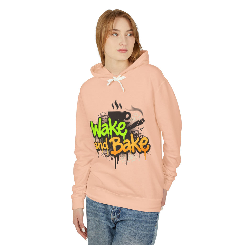 Wake n Bake Hoodie — Lightweight Hooded Sweatshirt for Cannabis Lovers