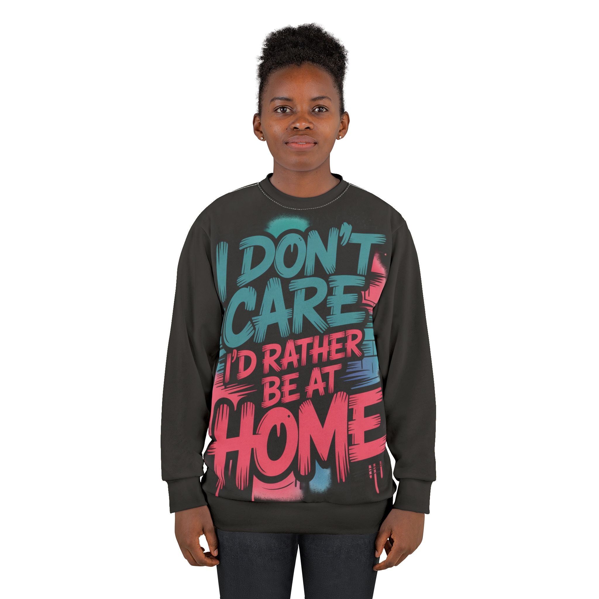 'Idc' Sweatshirt — Casual Statement Unisex Pullover
