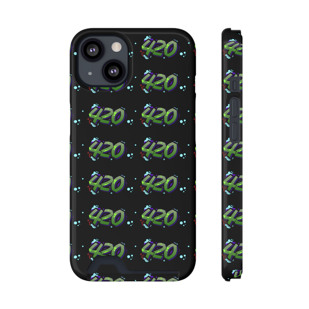 420 Phone Case with cardholder