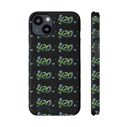 420 Phone Case with cardholder