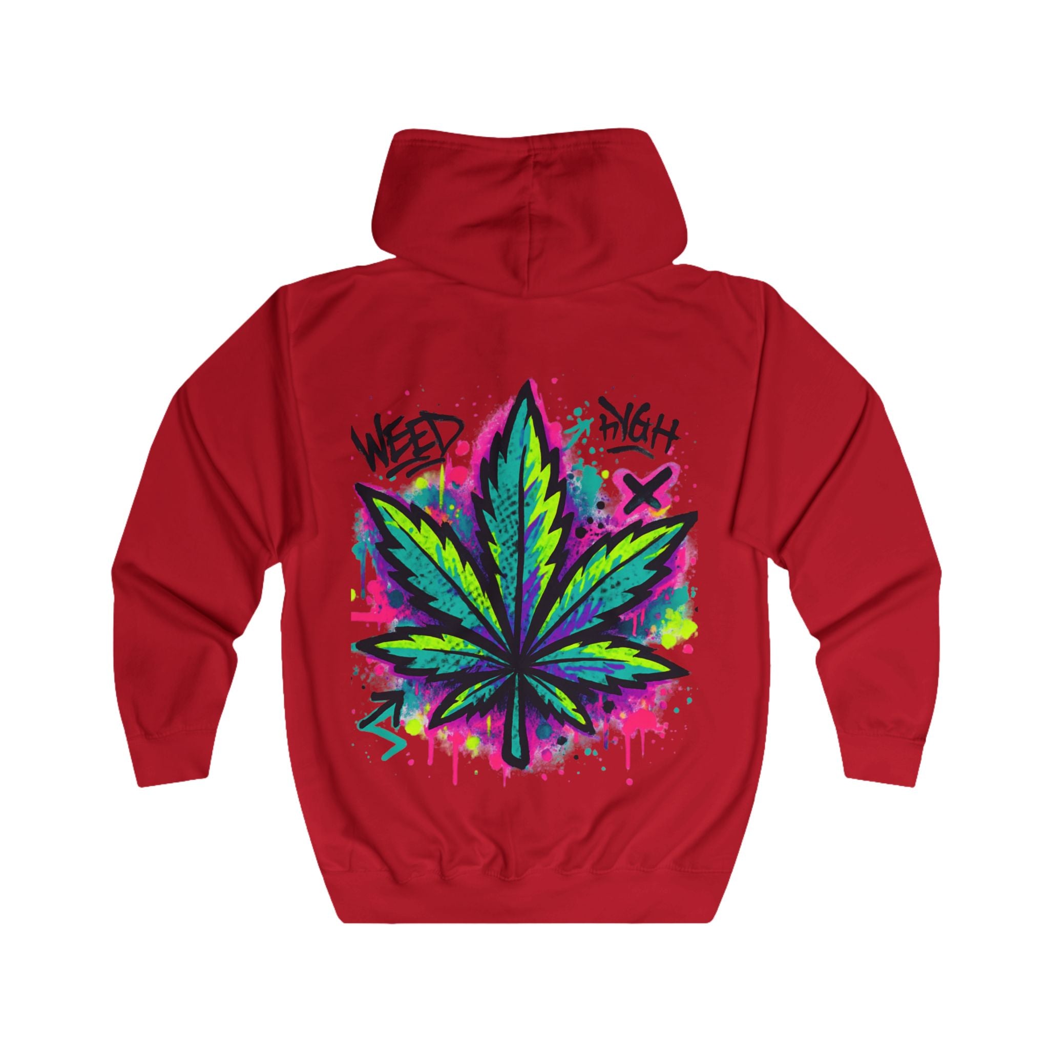 WeedHigh Unisex Fullzip Hoodie