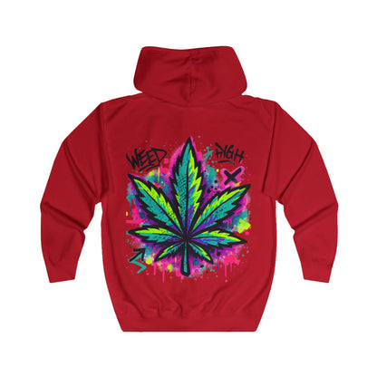 WeedHigh Unisex Fullzip Hoodie
