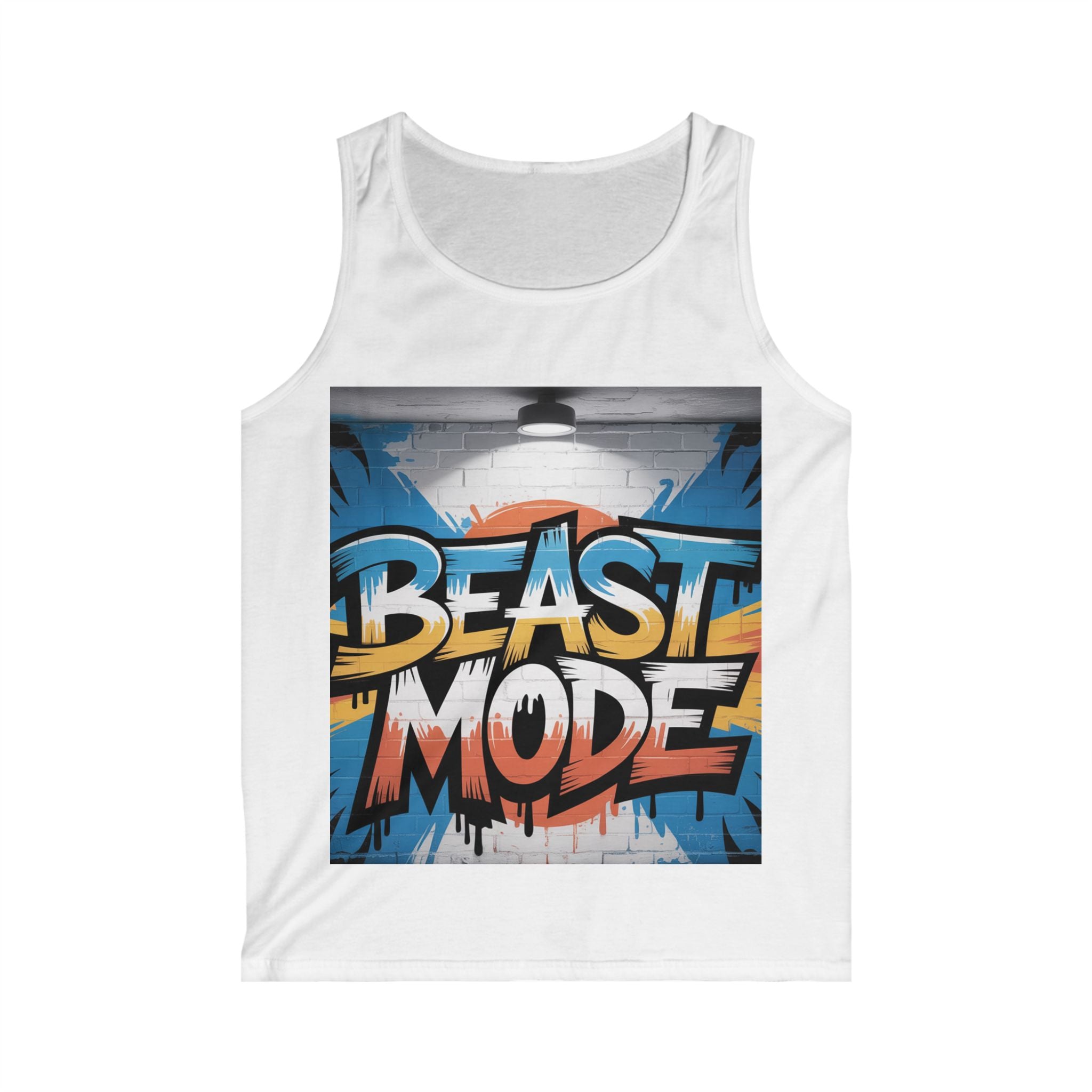 Beast Mode Men's Softstyle Tank Top | Workout Shirt, Fitness Apparel, Summer Activewear, Gym Tank, Motivational Gym Top