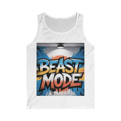 Beast Mode Men's Softstyle Tank Top | Workout Shirt, Fitness Apparel, Summer Activewear, Gym Tank, Motivational Gym Top