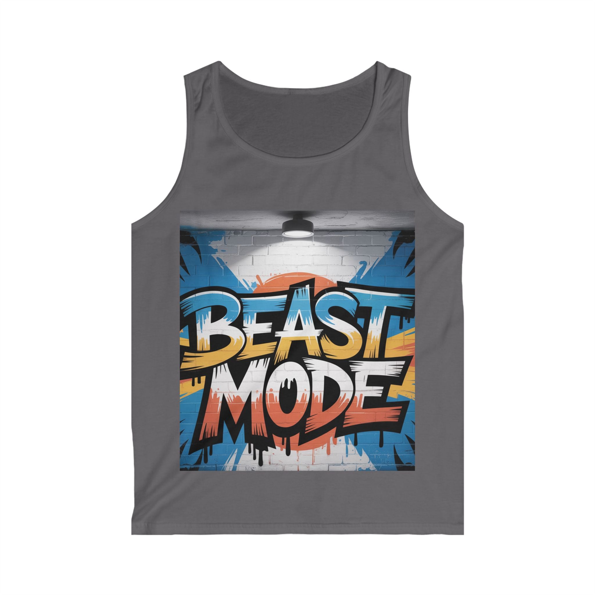 Beast Mode Men's Softstyle Tank Top | Workout Shirt, Fitness Apparel, Summer Activewear, Gym Tank, Motivational Gym Top