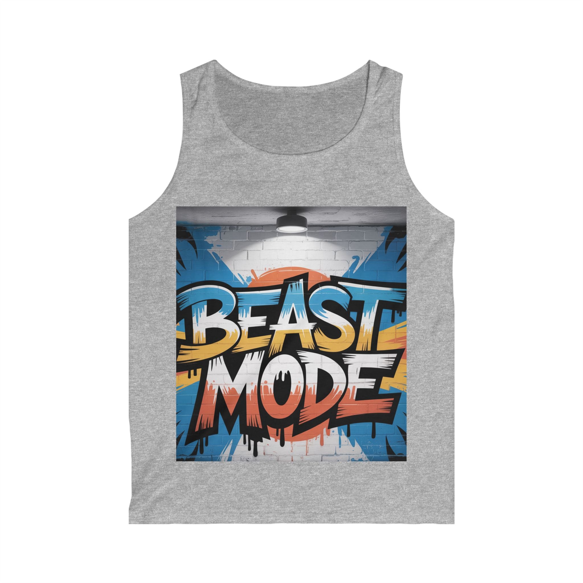Beast Mode Men's Softstyle Tank Top | Workout Shirt, Fitness Apparel, Summer Activewear, Gym Tank, Motivational Gym Top