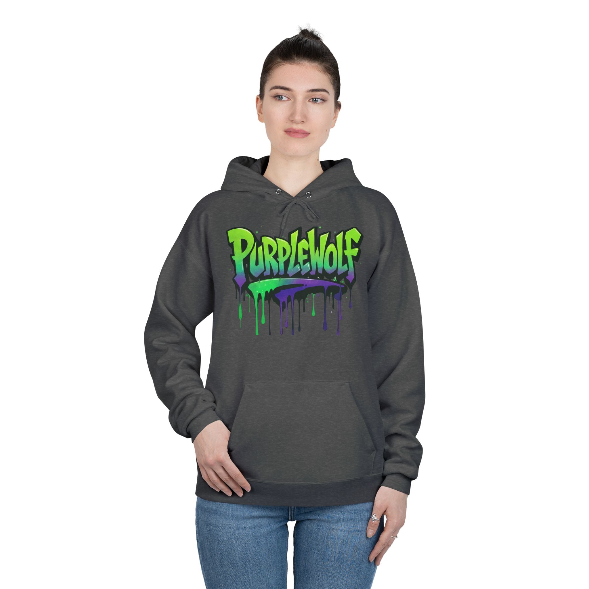 PurpleWolf Hoodie Sweatshirt
